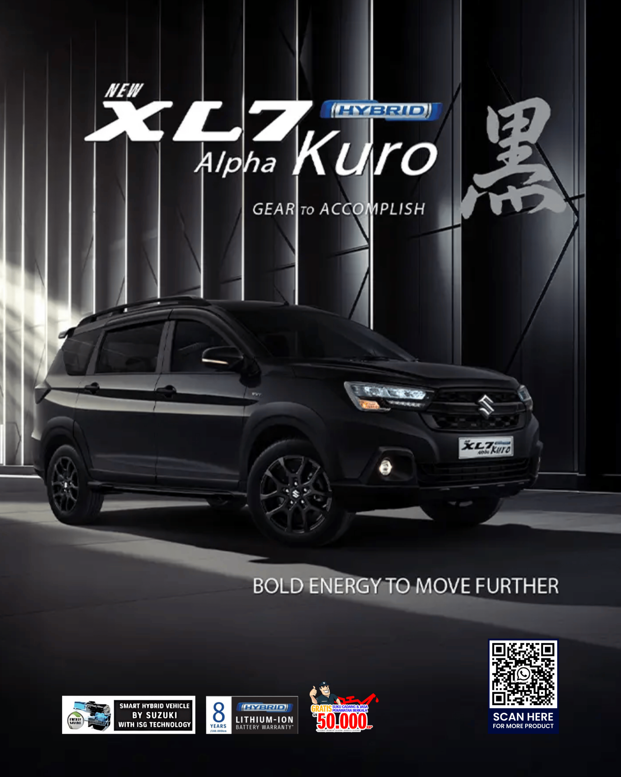 BANNER SUZUKI NEW XL7 ALPHA KURO HYBEID SPESIAL EDITION